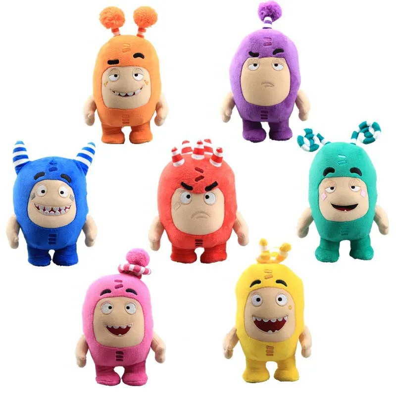 18cm Oddbods Pogo Soft Stuffed Plush Toys Oddbods Plush Toy Doll Cartoon Anime Doll Gift Wholesale Doll
