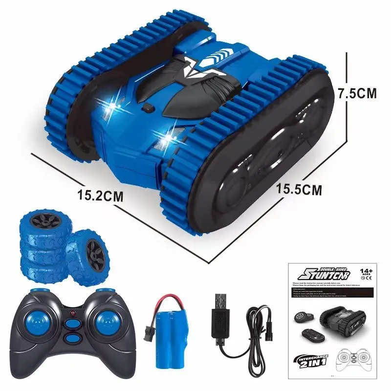 2 in 1 Two Tire Conversion 4WD RC Stunt Car Amazon Best Seller