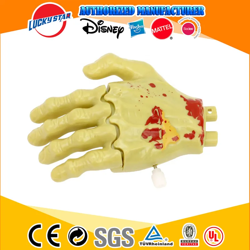 2020 Hot Sales Halloween Novelty Gifts Toys Wind up Cartoon Clockwork Kids Broken Arm Hand Party Favor