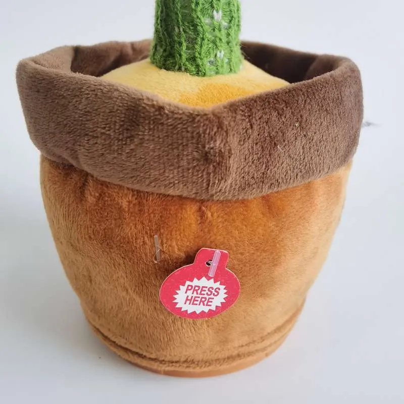 2021 Wholesale Price Stuffed Music Simulation Plush Doll Dancing Cactus Plush Toys