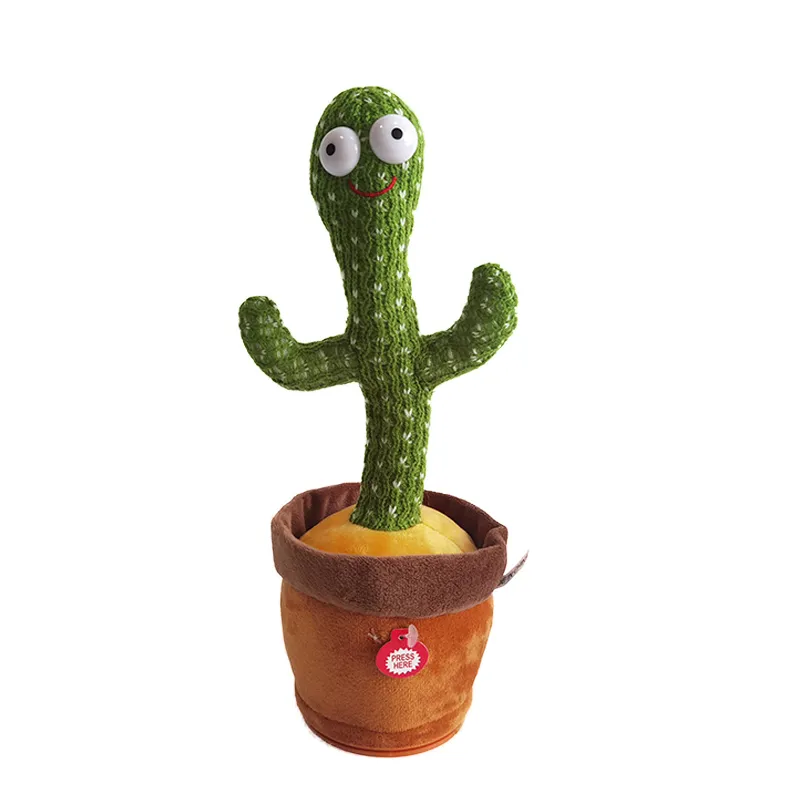 2021 Wholesale Price Stuffed Music Simulation Plush Doll Dancing Cactus Plush Toys