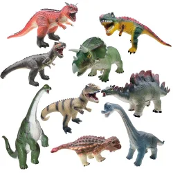 Key aspects of plastic animals and dinosaurs