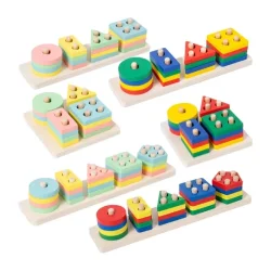 Types of wooden educational toys and their features