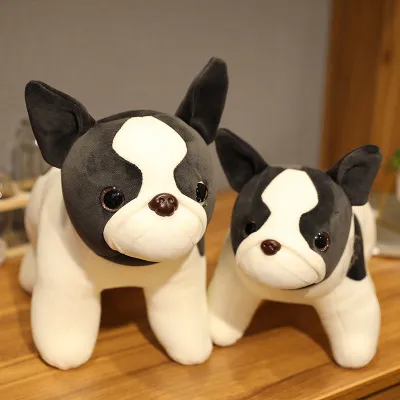 35-45cm Soft Stuffed Peluches Baby Toy Cartoon Plush Bulldog