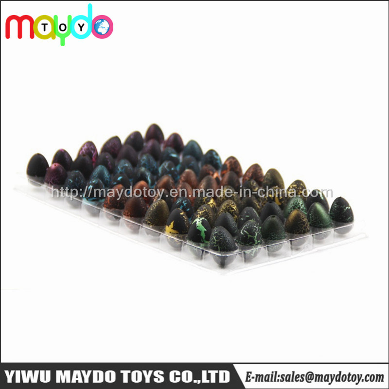 60PCS New Magic Plastic Hatching Pet Growing Dinosaur Egg Toys