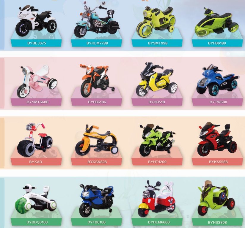 6V7ah Battery Kids Two Wheels B/O Motorbike/Children B/O Motorbike Factory