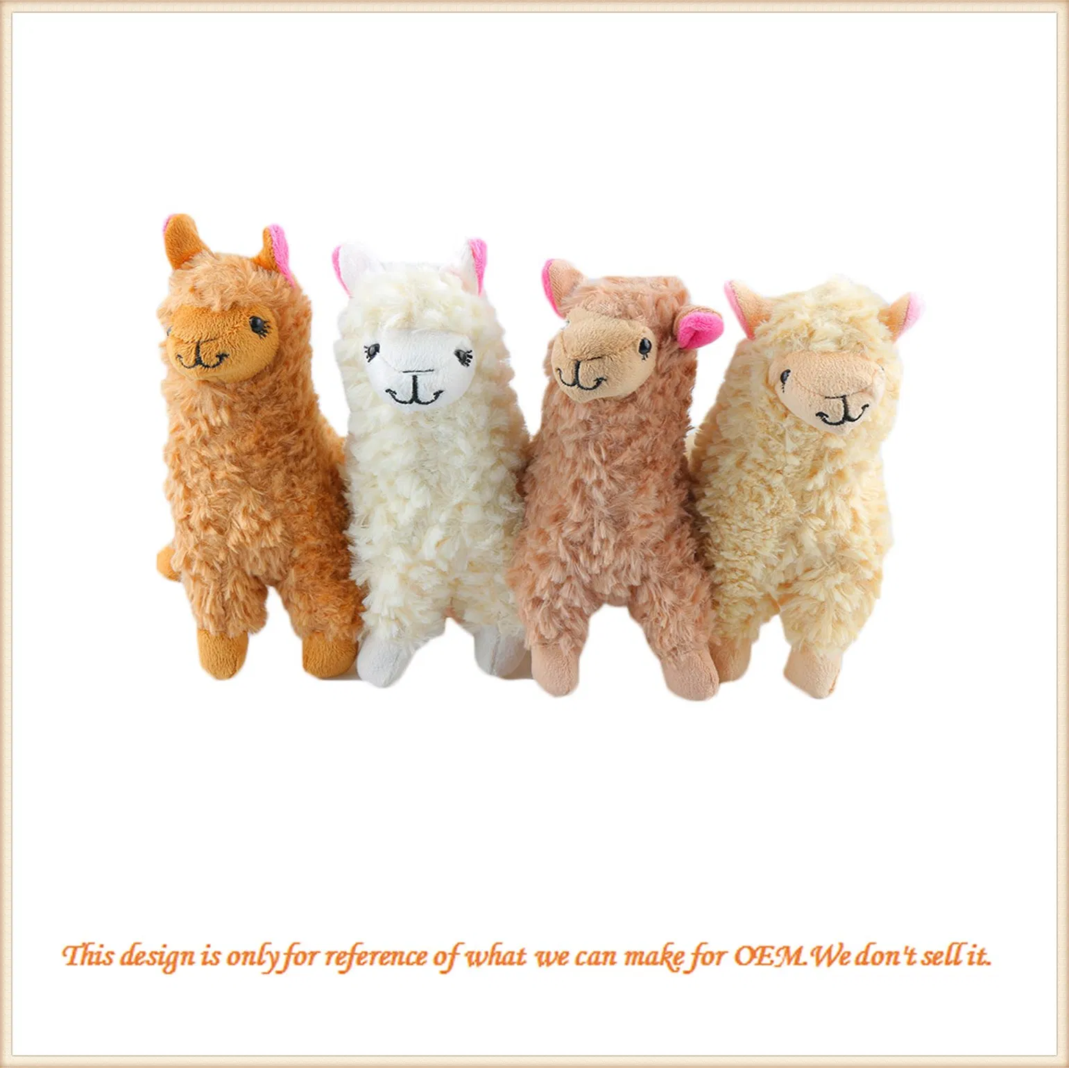 Beauty Colorful Alpaca Soft Toy Stuffed Doll