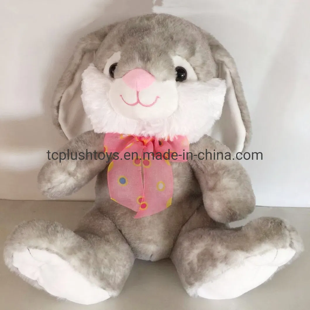 BSCI Factory En71 Pass 12" Long Ears Fam Animal Toys Plush Animal Stuffed Rabbit Toys