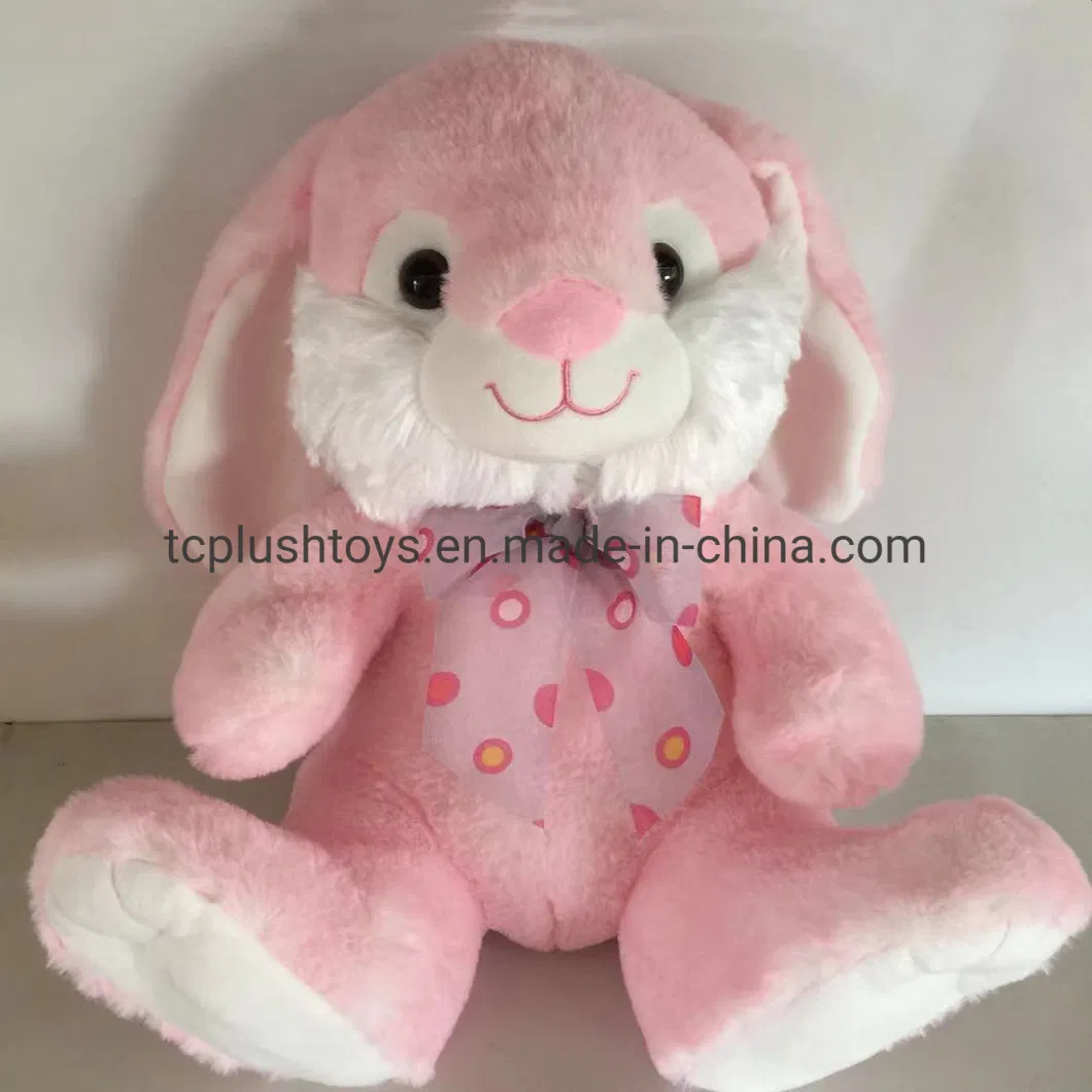 BSCI Factory En71 Pass 12" Long Ears Fam Animal Toys Plush Animal Stuffed Rabbit Toys