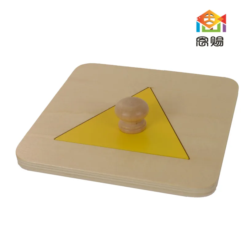 Children Educational Geometric Figure Animal Montessori Wood Puzzle for Toddlers