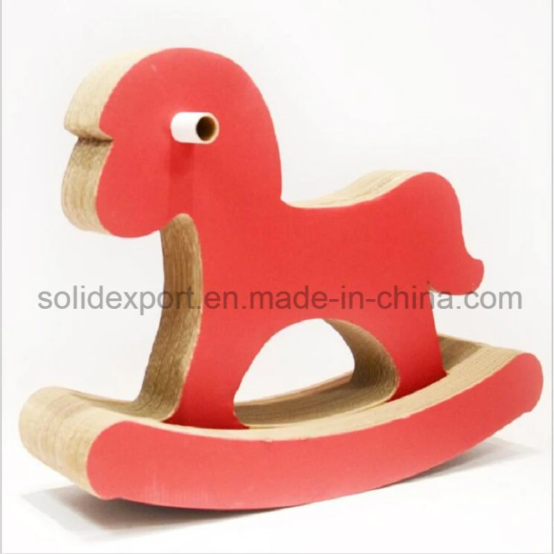 Children's Fluting Paper Rocking Horse Children Teach Toys safety Creative Paper Rocking Pony