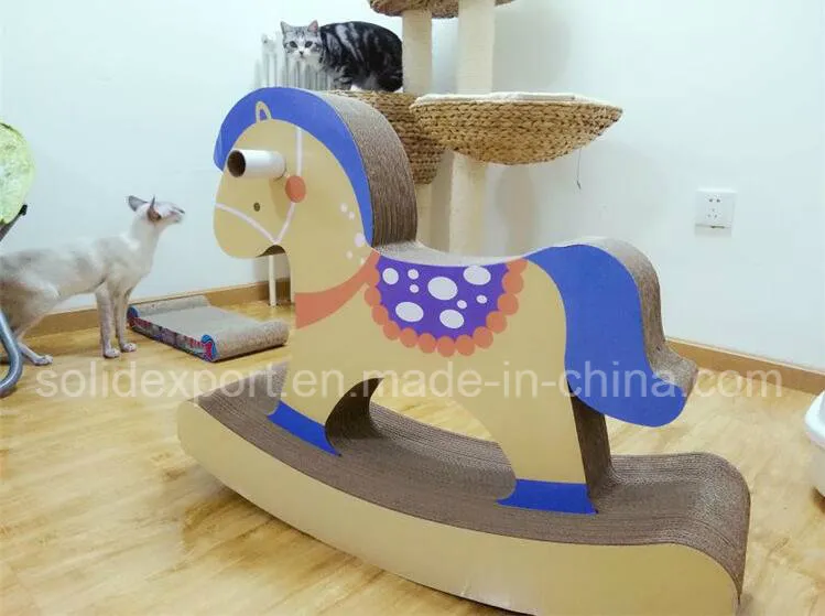 Children′s Fluting Paper Rocking Horse Children Teach Toys safety Creative Paper Rocking Pony