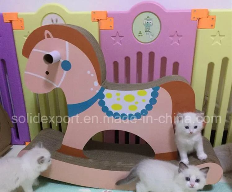 Children′s Fluting Paper Rocking Horse Children Teach Toys safety Creative Paper Rocking Pony