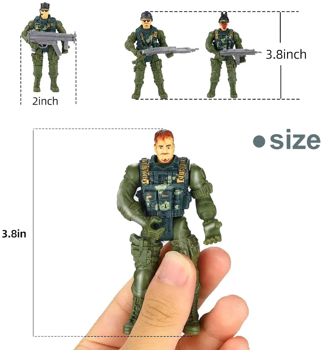China Wholesale Painting Tin Action Figure Set Toy Plastic Soldiers