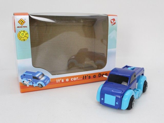 Cool Automatic Transform Dog Car Vehicle Clockwork Wind up Toy