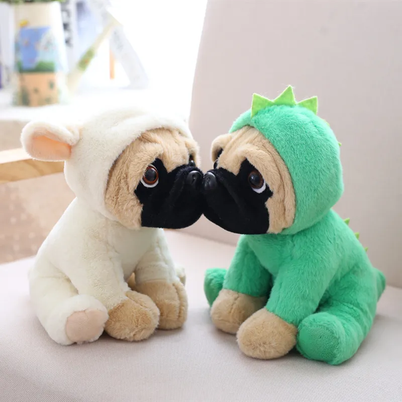 Creative Shar Pei Dog Doll Cute Ugly Soft Dog Plush Toy for Birthday Gift Children Gift