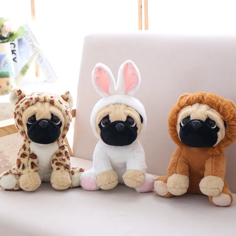 Creative Shar Pei Dog Doll Cute Ugly Soft Dog Plush Toy for Birthday Gift Children Gift