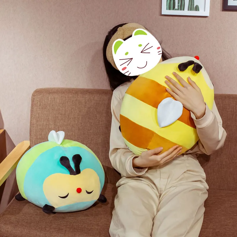Creativity Children Gift Cute Lying Posture Stuffed Bee Ladybird