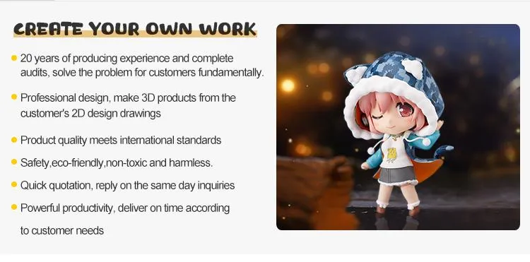 Custom Disni Froze Toy for Girl Frozen Elsa Action Figures