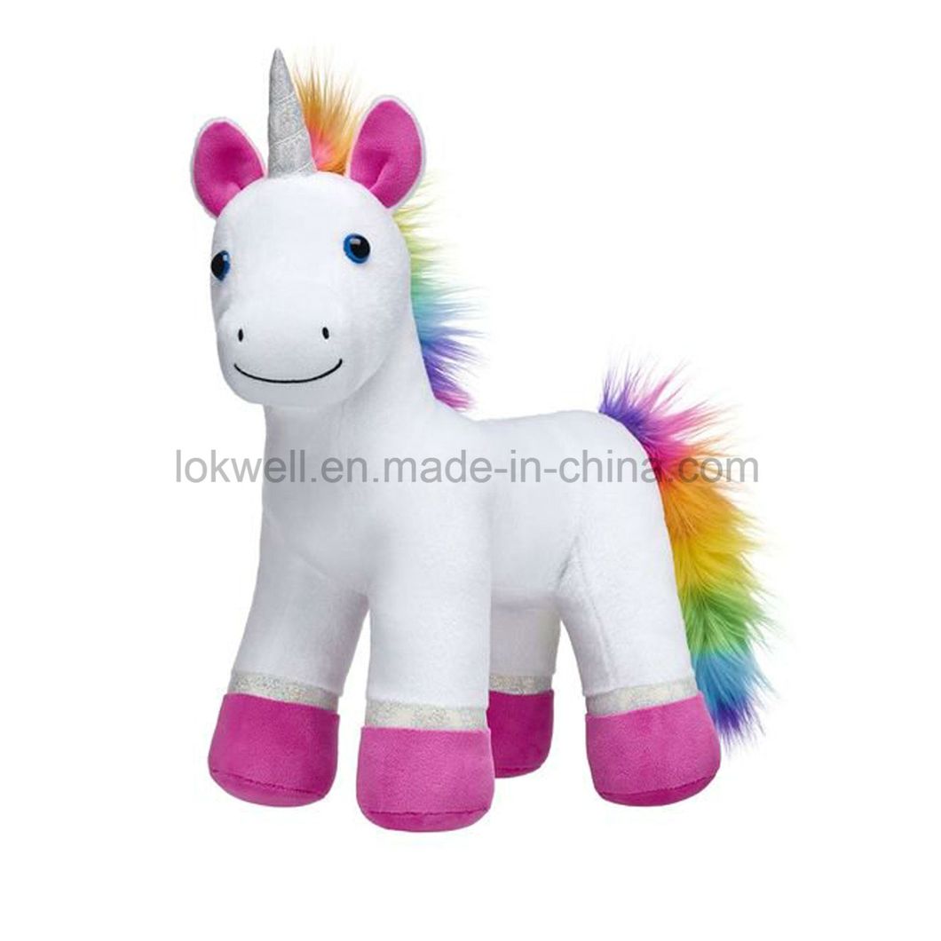 Custom Made Soft Plush Toys New Design Brony Pony with Poker Plushie