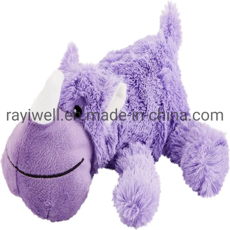 Custom Stuffed Animal Rhino Plush Toys Soft Grey Rhinoceros Toys
