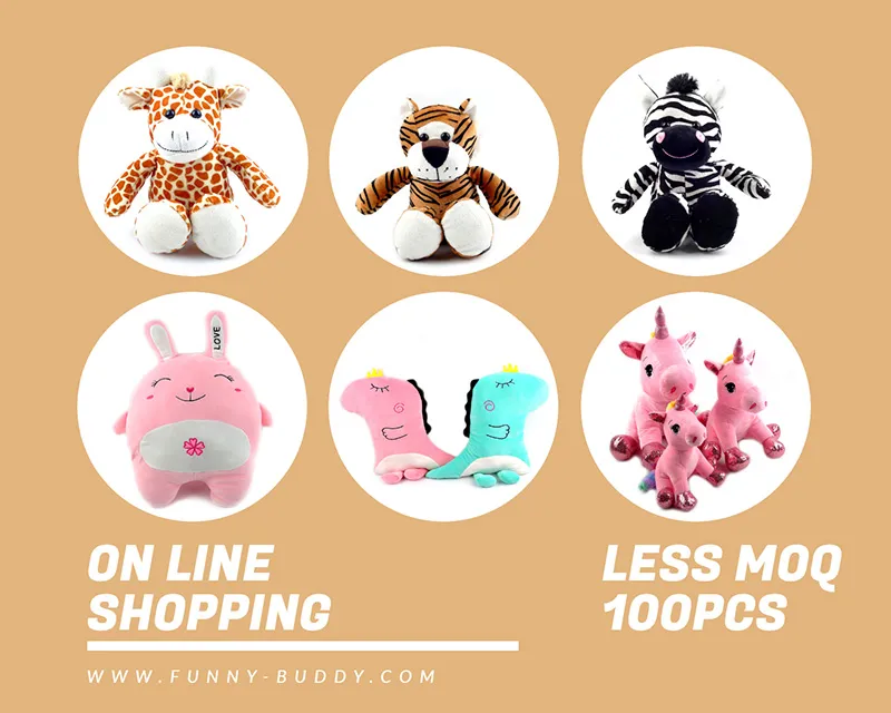 Custom Wholesale Plush Toys Animal Stuffed Rhinoceros