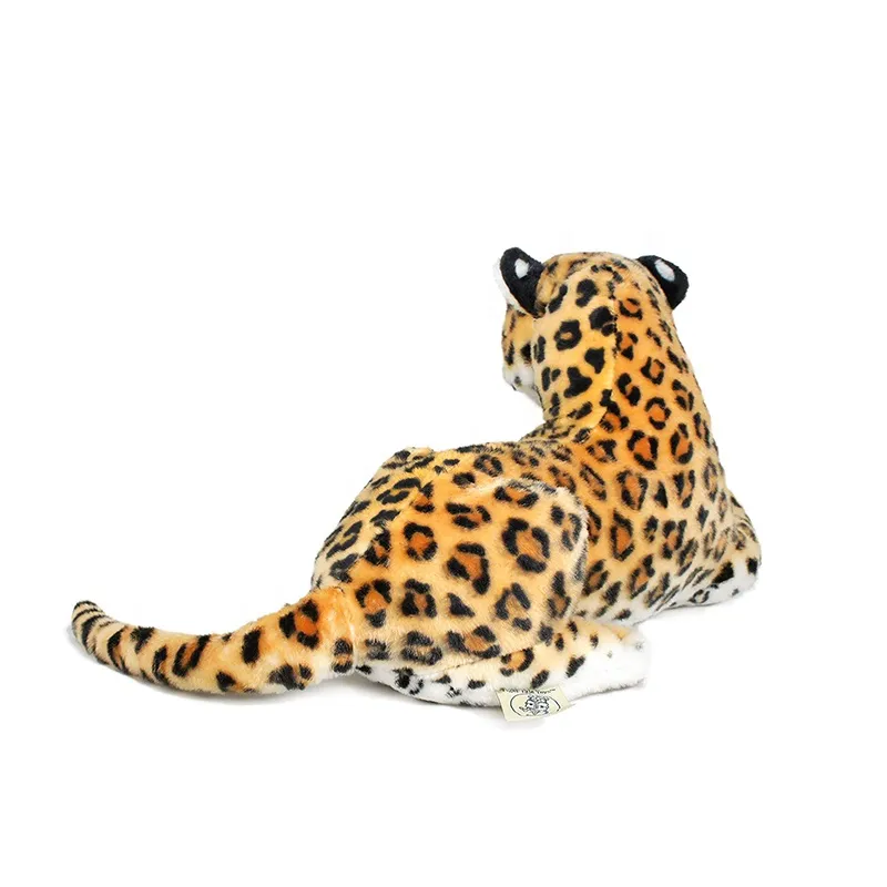 Customized Soft and Cuddly Simulation Wildlife Stuffed Animals Super Soft Baby Stuff Leopard Plush Toys