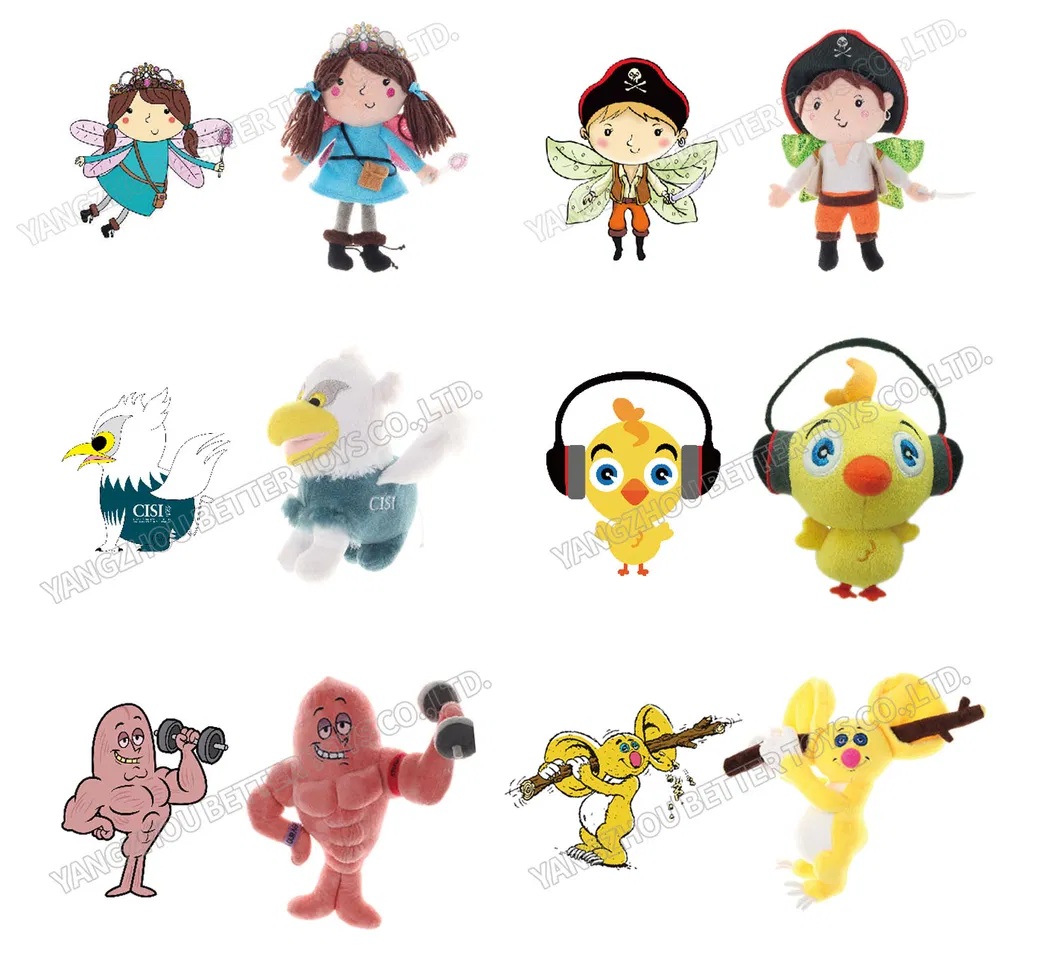 Customizing Bleacher Creatures Plush Figures Mascot for Sport Promotion