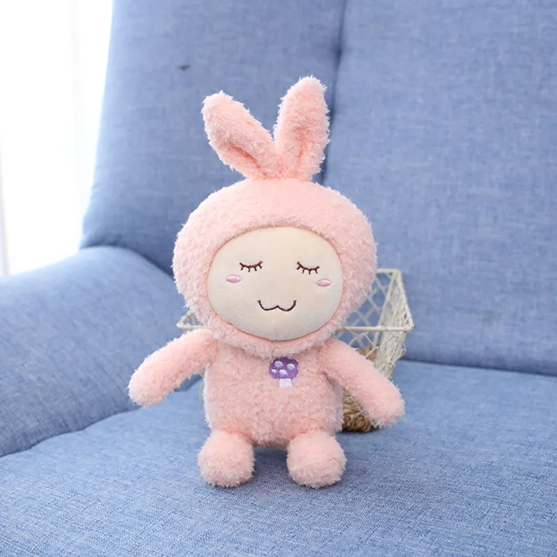 Cute Cartoon Doll Plush Toy 18cm Sleep Cute Forest Animal Elk Monkey Bear Rabbit Peluche Children′s Day for Child