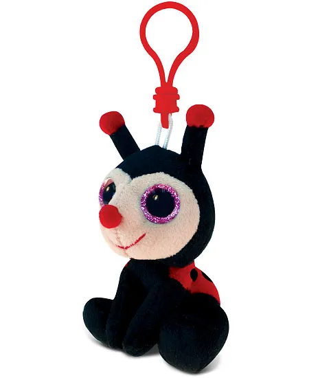 Cute Ladybird Backpack Clip Stuffed Animal Wholesale