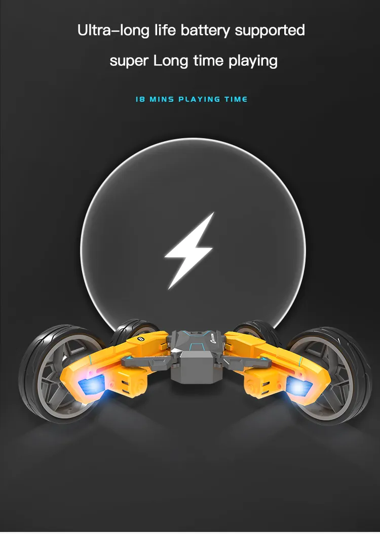 Deformed Remote Control Toy Car with Double-Sided Driving Children′ S Toy RC Car