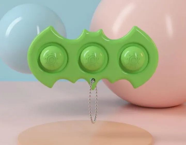 Depression Autism Stress Relief Simple Dimple Keychain Fidget Toy
