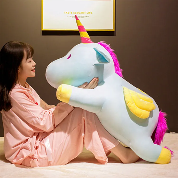 Down and Cotton Lying Unicorn Doll Plush Toy