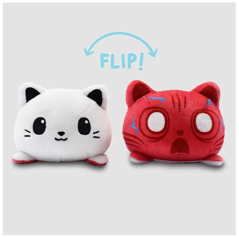 Dropshipping Double-Sided Flip Doll Stuffed Small Cat