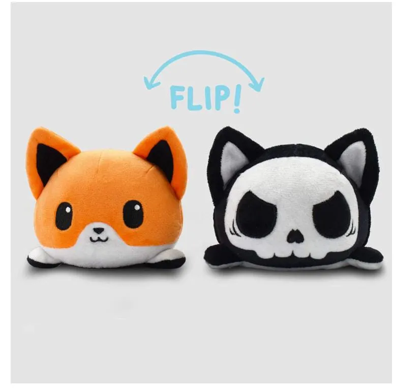 Dropshipping Double-Sided Flip Doll Stuffed Small Cat