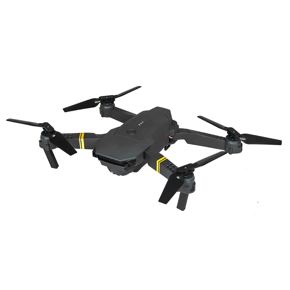 E58 Black Foldable Quadcopter RC Drone with 0.3MP/2.0MP/5.0MP Camera (E58-1080P-box)