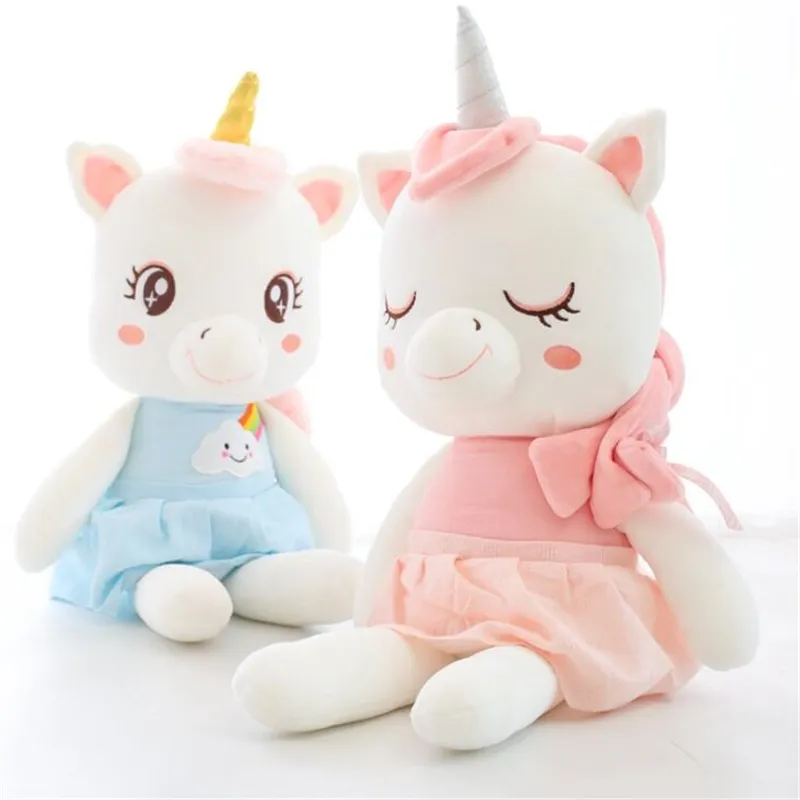 Factory Funny Custom Fancy Pink Small Stuffed Animal Plush Unicorn Toy