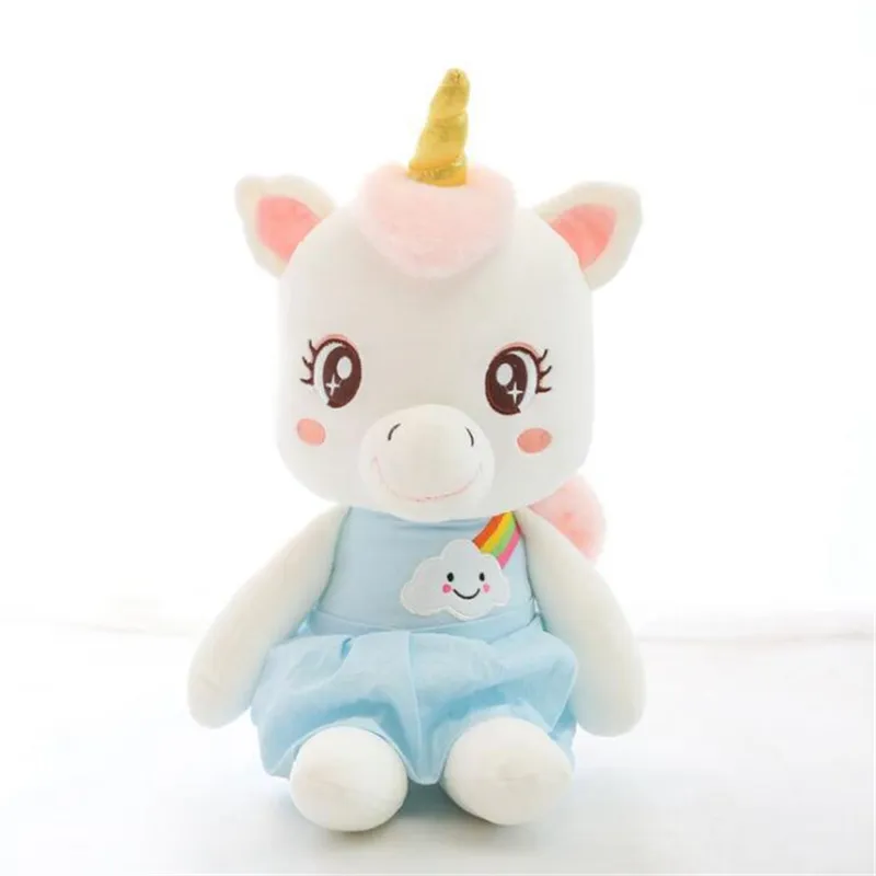 Factory Funny Custom Fancy Pink Small Stuffed Animal Plush Unicorn Toy
