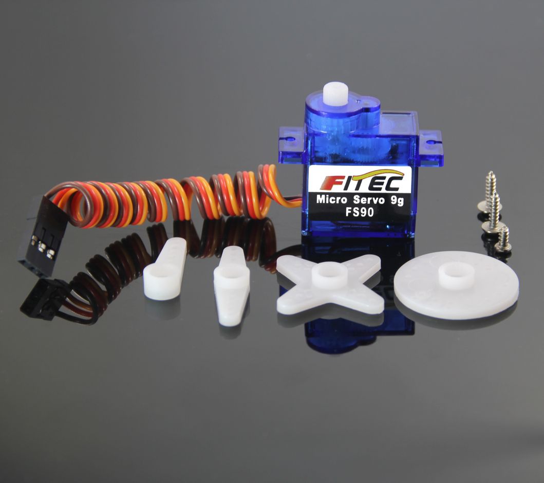 Feetech Analog Plastic Gears 9g Micro 180 Degrees Rotation Servo