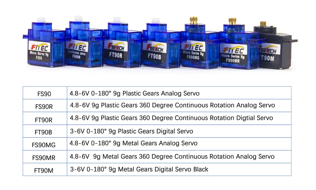 Feetech Stem 9g Servo Fs90 Use for Raspberry Pi/Micro: Bit/RC Toys