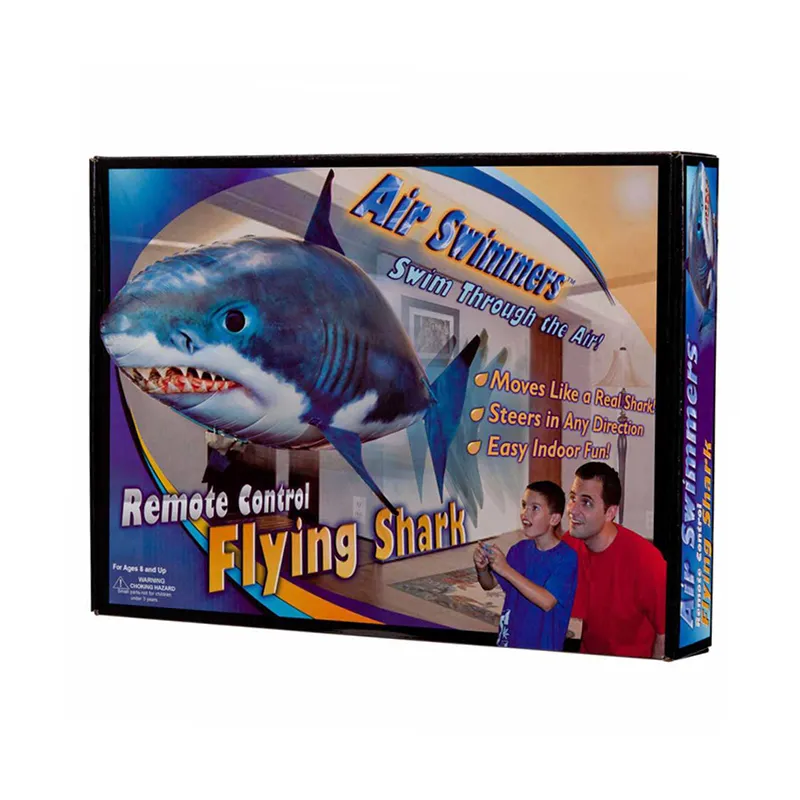 Flying Shark Air Swimmer RC Remote Control Toy Balloon Air Swimmers Kids Toys