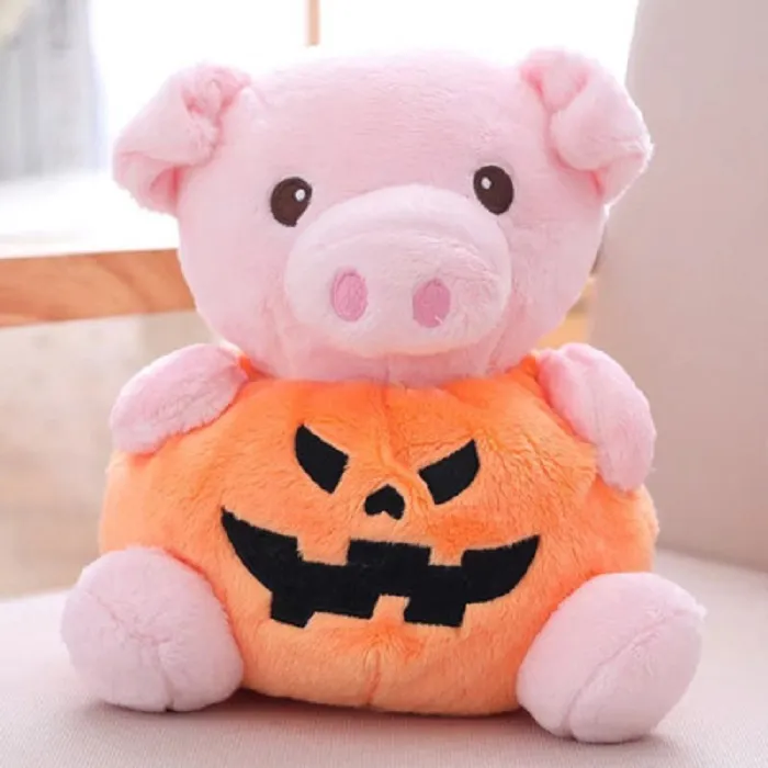 Halloween Custom Funny Pumpkin Pillow Simulation Plant Pumpkin Plush Toy Holiday Gift