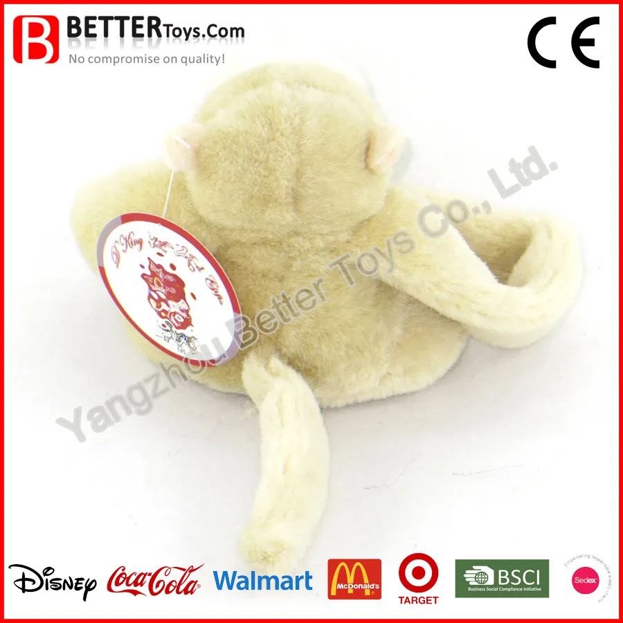 Hot Sale Plush Monkey with Velcro Hands Toy From China