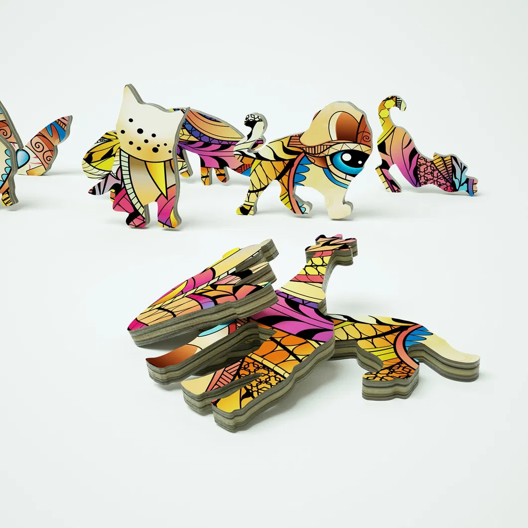 Hot Sale Toy for Children Educational Kids Wooden Animal Jigsaw Puzzle