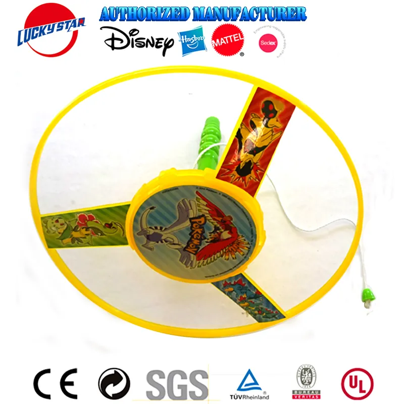 Hot Selling Customized Pull String Wind up Flying Disk Toys