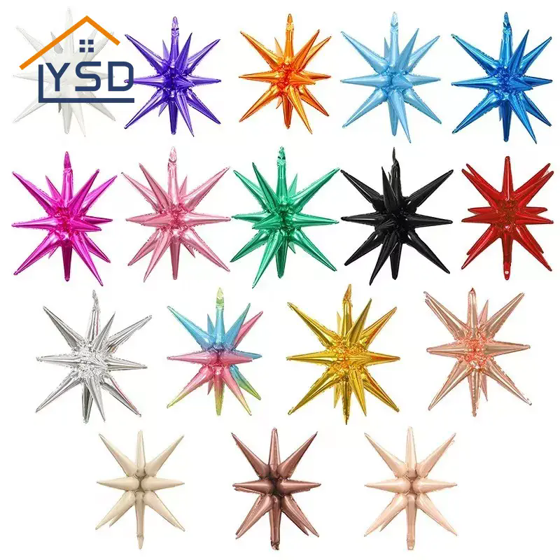 Exploding Star Foil Balloons