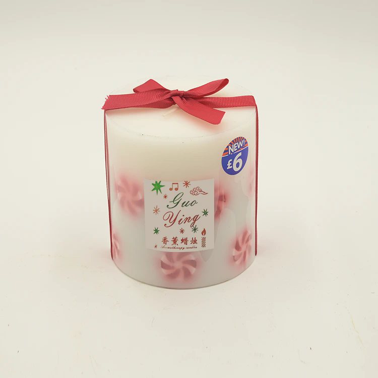 Scented Candy-Embedded Aroma Candle