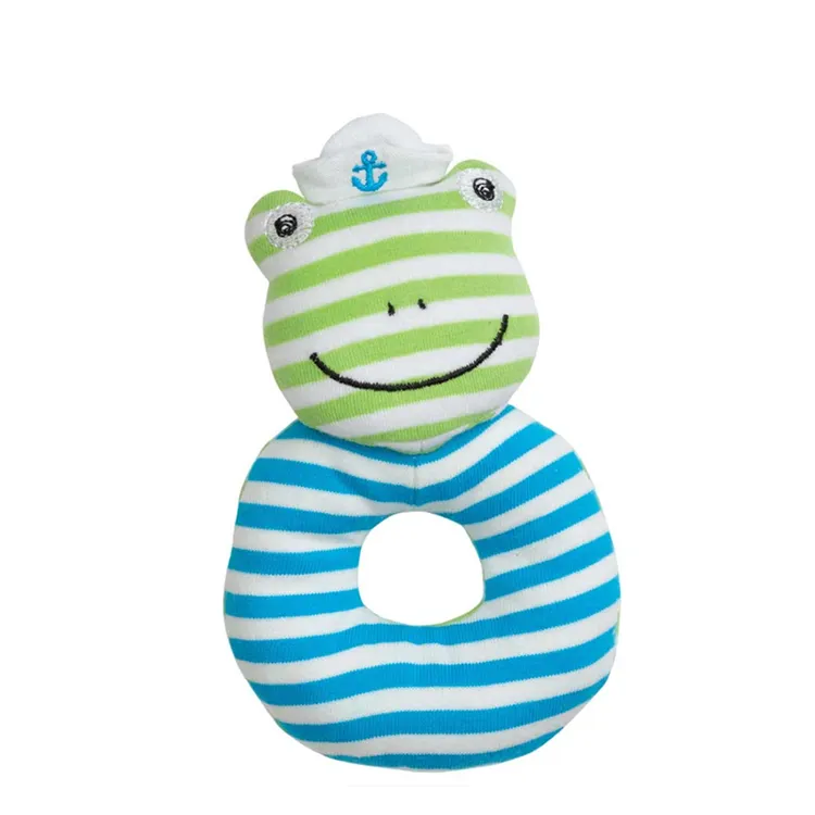 Jambear Organic Buddies Baby Teething Rattle Organic Cotton Farm Buddies Rattle Organic Cotton Baby Blanket Toys