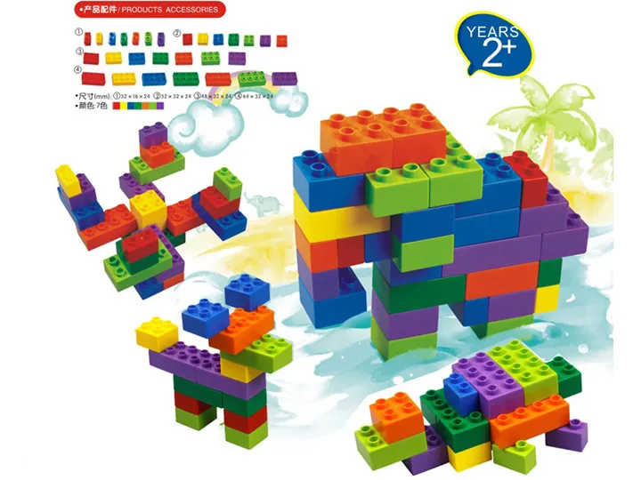 Kids Educational Plastic Toys Building Blocks