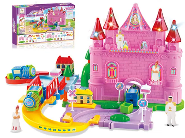 Kids Electric Toy Dream Castle B/O Toys Railway Train (H5697087)
